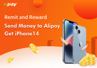 Send Money to Alipay with Epay, Get iPhone14